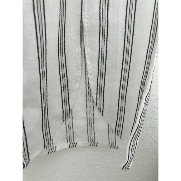 Royalty For Me Womens Pants L Wide Leg Slit Elastic Waist Boho Beach Resortwear - Picture 2 of 13